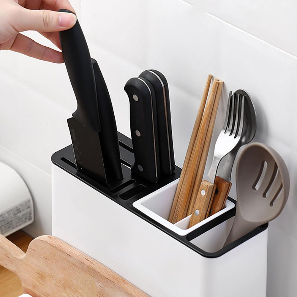 Kitchen Knife & Tableware Storage Holder Rack – Space Saving Cabinet Organizer for Utensils