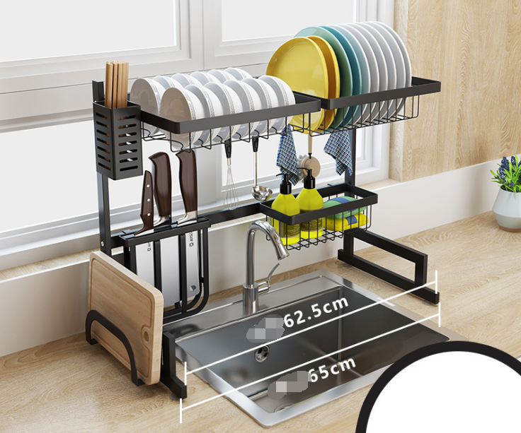 Multi-Tier Stainless Steel Kitchen Storage Shelf