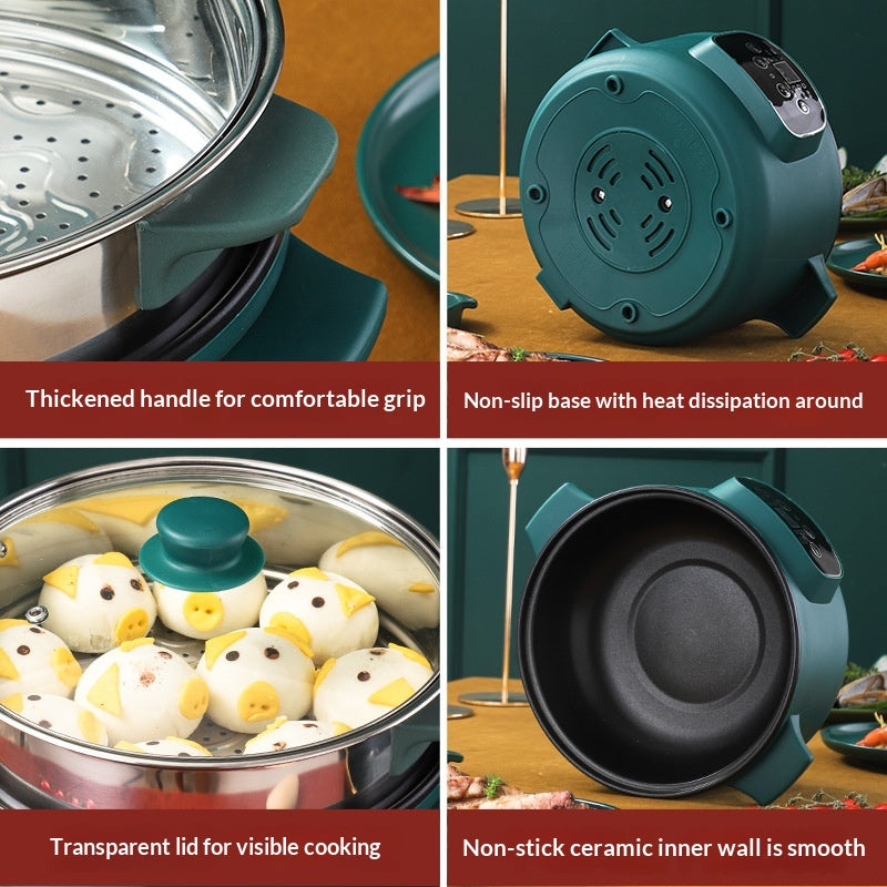 Electric Multi Cooker – 4-in-1 Cooking Pot for Home Kitchen