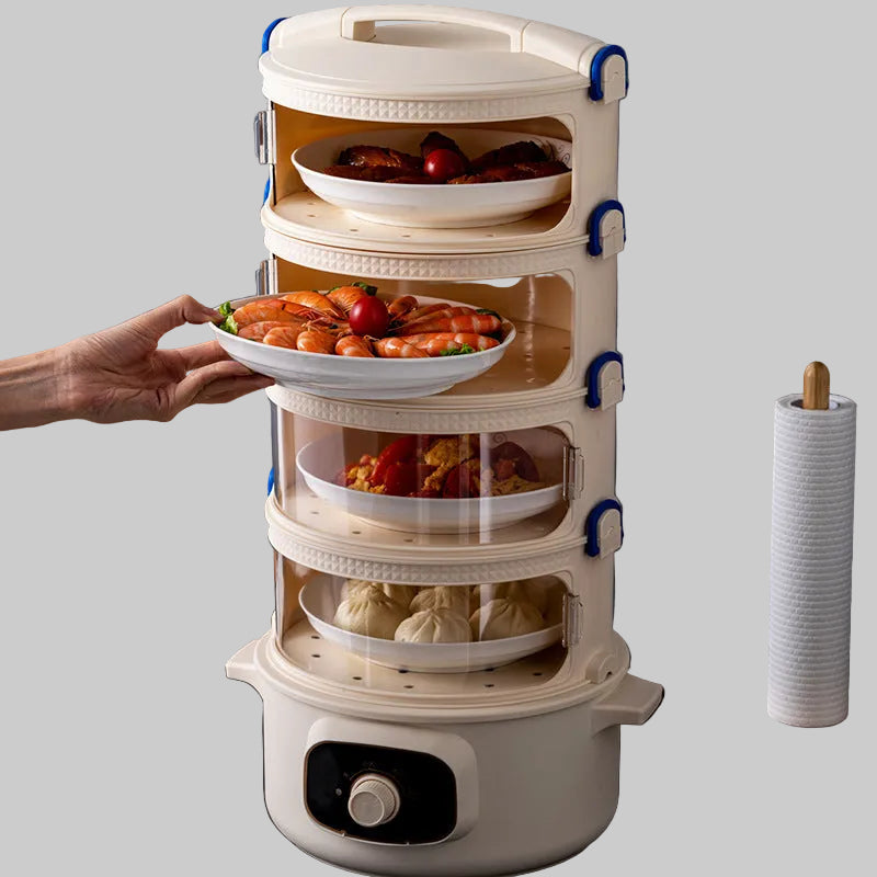 Heatable Food Hood with Insulation 4 layer– Keep Meals Warm, Kitchen Food Cover, Heat-Resistant Design